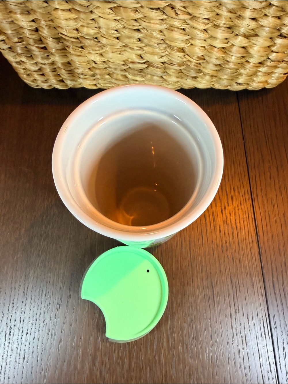 Starbucks Arizona Ceramic Travel Cup with Green Cactus Artwork - Picture 7 of 10